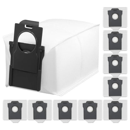 10 Pack Dust Bags for MOVA P10 Pro Ultra P50 Pro Ultra V50 Ultra Complete S20 Ultra P10 Ultra, 3.2L Large Capacity Bags for Mova P10 Pro Ultra Replacement Parts Self-Empty Station Robot Vacuum Cleaner