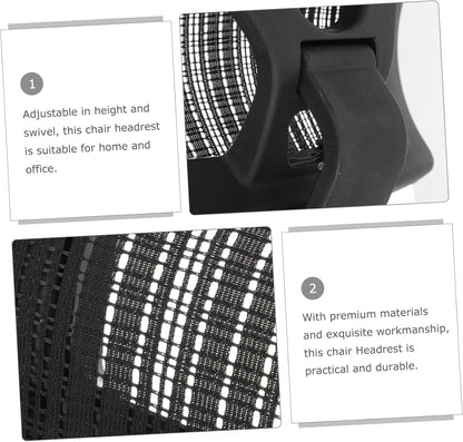 Holibanna Office Chair Headrest Attachment, Universal Adjustable Height Angle Head Support for Executive Desk Chair