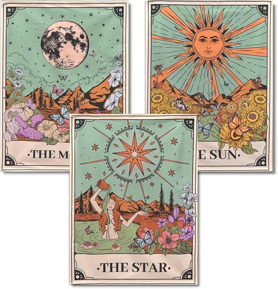 WUDWL Square Diamond Painting Kits Square Drill Diamond Painting,Square Diamond Art,3 Pack Sun Moon and Stars DIY Gem Art Kits for Adults and Crafts for Gifts and Home Wall Decor 12x16inch