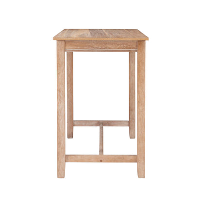 Linon Claridge Distresed 36 inch Tall Distressed Brown Wood Counter Height Pub
