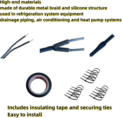 2023 Upgraded SH502 Drain and Door Heater Wire, 32 Inches Long for French Door Refrigerator