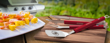 YouTheFan NFL San Francisco 49ers Spirit Series 3-Piece BBQ Set Stainless Steel, 22" x 9"