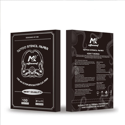 Tattoo Stencil Paper 100 Sheets, A4 4-Layer Thermal Transfer Sheets for Tattooing, Premium Carbon Tracing Supplies