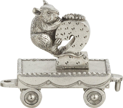 DANFORTH Birthday Train Candleholder (2 - Mouse), Handcrafted, Made in USA