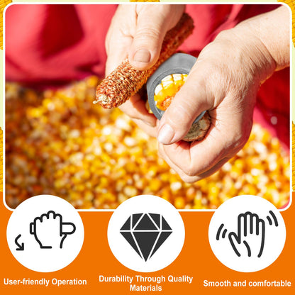 MorningRo 2 Pcs Hand Dry Corn Sheller Desgranador De Elote Portable Corn Stripper Shucker Tool for Protect Fingers Seed Family Kitchen Farm Granaries Supplies