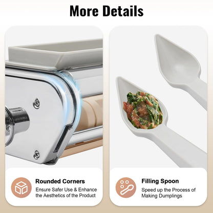 ARPITUYN Ravioli Maker Attachment, Stainless Steel Pasta Maker Kitchen Attachment Pasta Roller Ravioli Attachment, Ravioli Maker Cutter Machine for Kitchen, Restaurant, Hotel