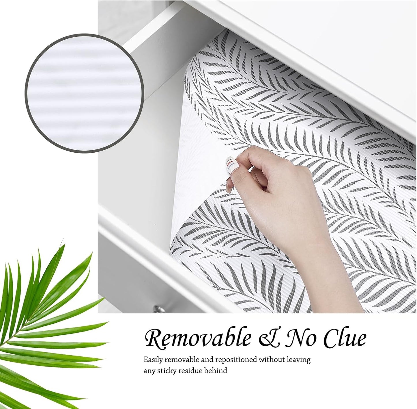 Jersow Cabinet Liner, Non Adhesive Shelf Liner 12" X 20 Ft, Waterproof Drawer Paper Liner