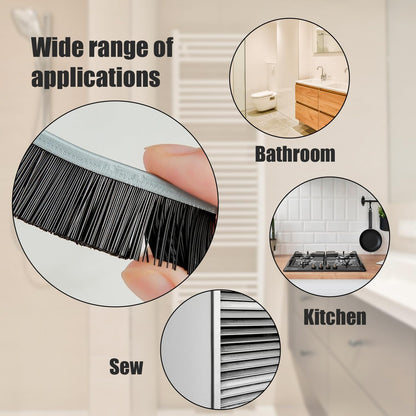 Crevice Cleaning Brush, 3Pcs Hard Bristle Brushes for Household Use, Gap Cleaning and Toilet Cleaner Brush