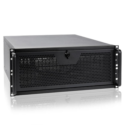 RackChoice 4U rackmount Server Chassis Support Liquid Cooling AIO Cooler Compatibility up to Elevated 360mm Radiator