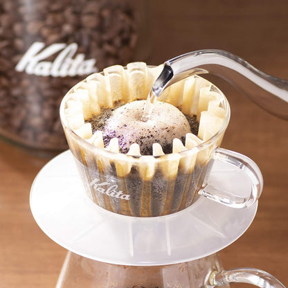 Kalita Glass Dripper WDG-155 05066, Clear Design