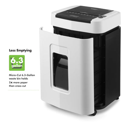 Aurora High Security 150-Sheet Auto Feed Micro-Cut Paper and Credit Card Shredder with 6.3 Gallon Pullout Basket / 60 Minutes/Security Level P-4