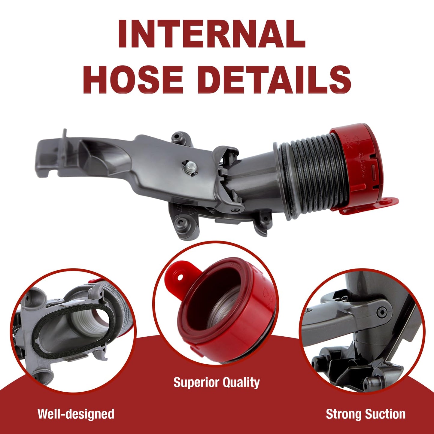 920682-01 Replacement for Dyson DC41 DC65 UP13 UP20 Vacuum Cleaner Internal Hose