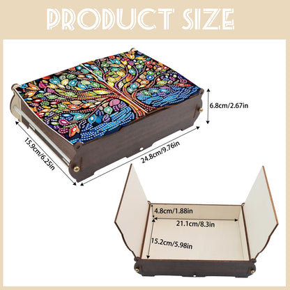 Tontut Diamond Painting kit Storage Box, Tree DIY Multifunctional Handmade Storage Box for Home Holiday Gifts