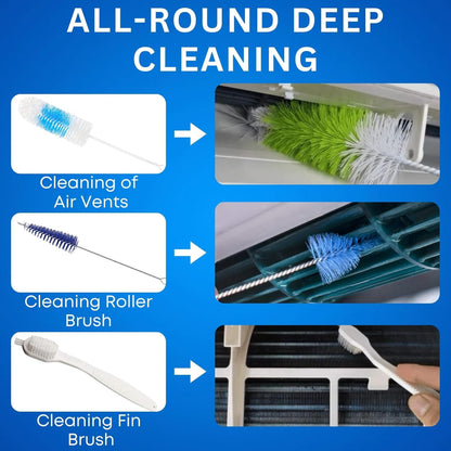18Pcs 2L Oiktylr Mini Split Cleaning Kit Bag with Pressure Sprayer, PVC AC Cleaning Cover, Waterproof Air Conditioner