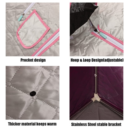 Home Sauna Steamer and Tent 2L Sauna Portable with 9 Files Temperature Adjustment for Increasing Blood Circulation/Reducing Fatigue/Detoxifying (Sauna Tent Purple)