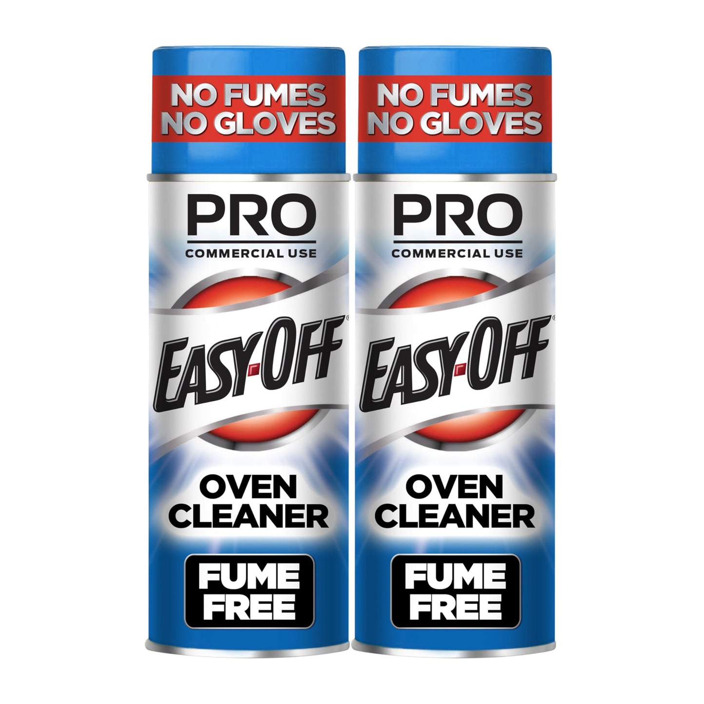 Easy-Off Fume Free PRO size Oven Cleaner Foam, Removes Grease & Burned-On Food, For Ovens, Air Fryers & More 24oz (2-count)
