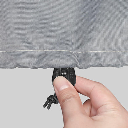 28L 28W 17H inch Patio Ottoman Cover, Waterproof Outdoor Square Furniture Cover for Side & End Table x x