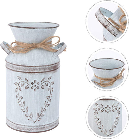 Happyyami 1pc Elegant Iron Heart Pattern Plant Holder, Unique Flower Pot for Home Decoration, Stylish Garden Ornament