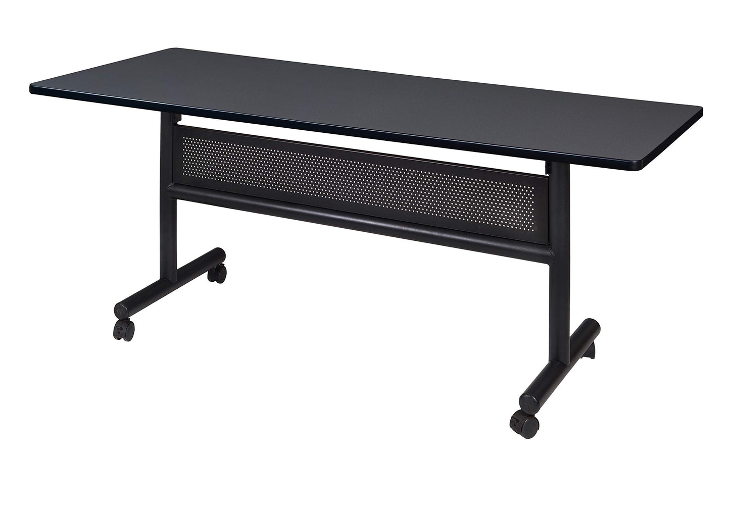 Romig Axis-Pro 60 x 30 in. Flip-Top Training Nesting Table with Modesty Panel- Grey