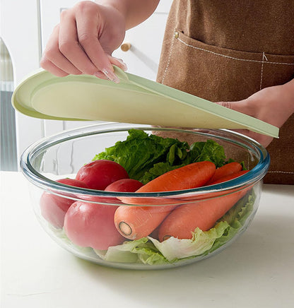 ADESUGATA Glass Mixing Bowl, Suitable for Salads, Heat-Resistant Mixing, kneading, Fermentation, Baking and whisking
