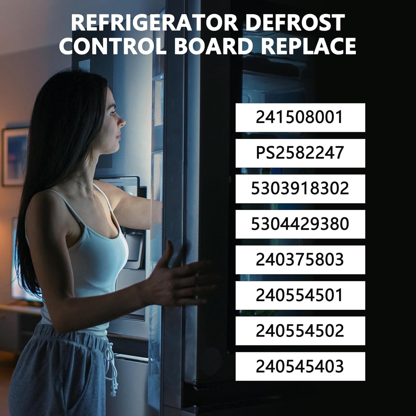 5303918476 241508001 Refrigerator Defrost Control Board - Compatible for Frigidaire Kenmore Electrolux