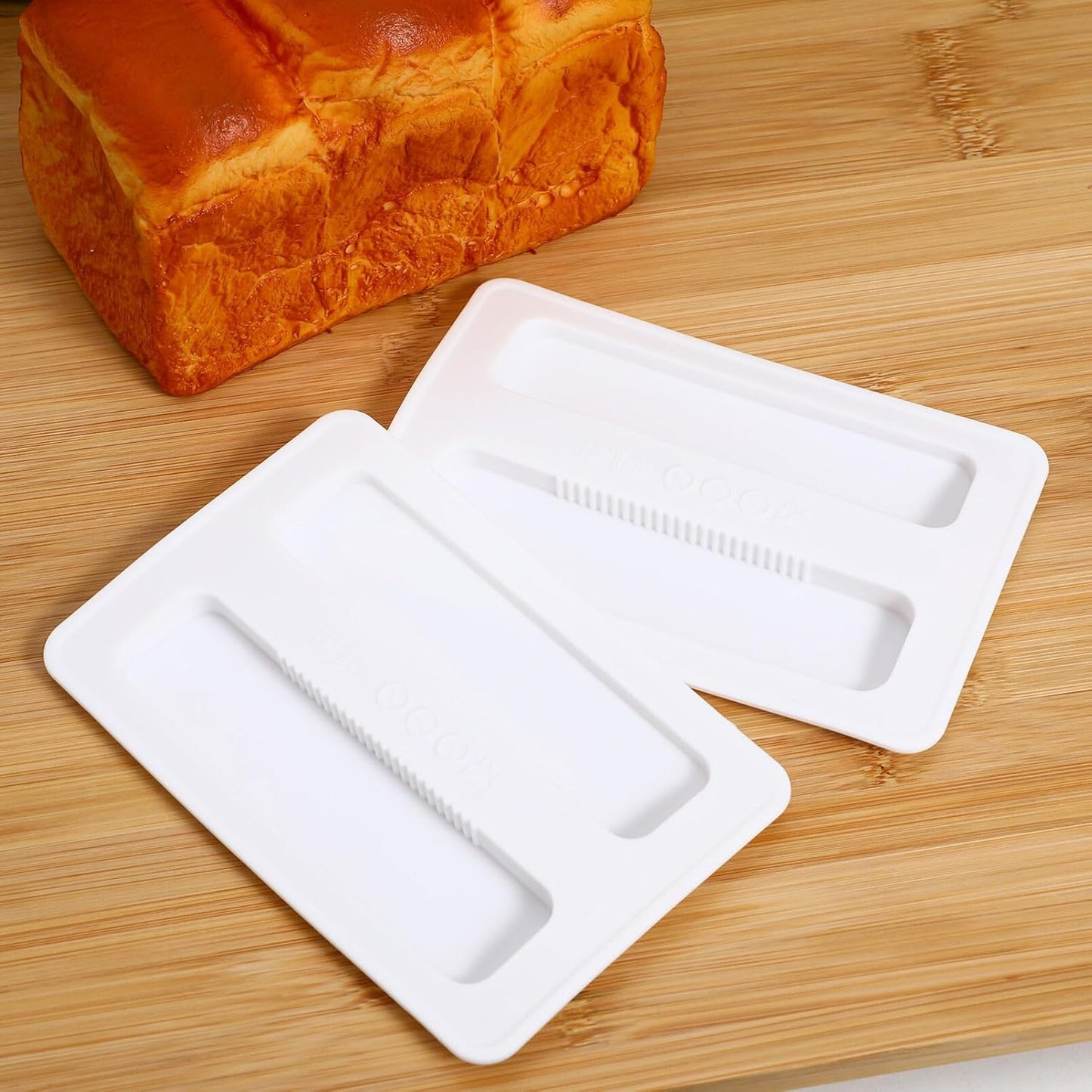 Zerodeko 2 Slice Toaster Cover, 2PCS Silicone Toaster Lid, Bread Machine Accessories (White)