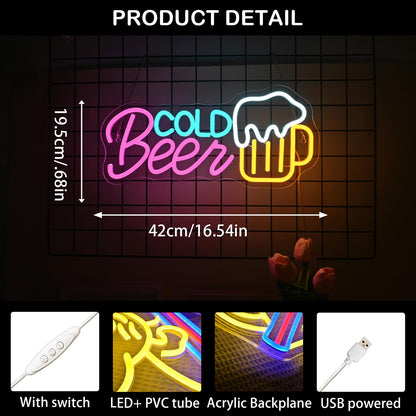 LooKLight Guitar Rock and Roll Neon Sign,Neon Light Sign,Led Neon Light for Wall Decor,Guitar Shape Light Up Sign,USB Neon for Bar Live Music Vocal Recital Concert Man Cave