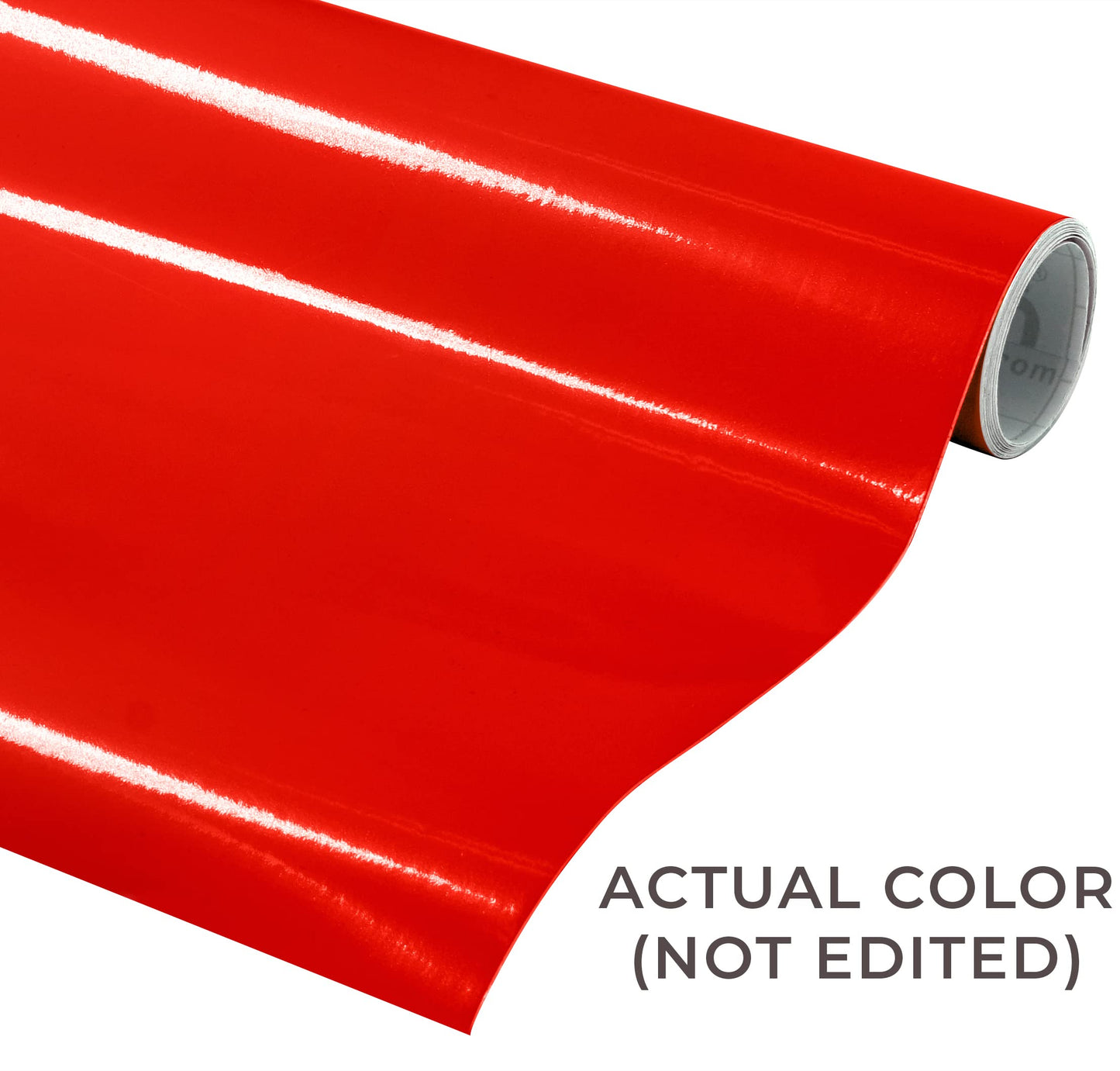 VViViD Red Gloss DECO65 Permanent Adhesive Craft Vinyl for Cricut, Silhouette & Cameo (50ft x 11.8" Bulk Roll)