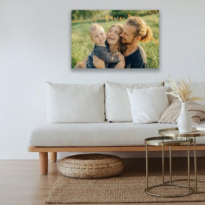 Custom Canvas Prints - Personalized Wall Art for Pet & Family Photos | Perfect Gifts for Mom & Dad (24''W x 36''L)