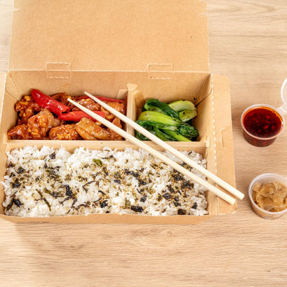 Restaurantware-Bambuddha 9.5 Inch To Go Chopsticks, 100 Durable Bamboo Chopsticks - With Paper Band, Bamboo Premium Chopsticks, For All Kinds Of Foods, Ideal For Cafes And Restaurants