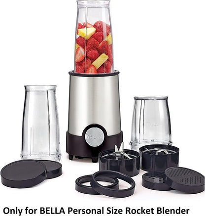 Bella Personal Size Rocket Blender Replacement Parts, 2 Gaskets, 3" Diameter