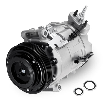 SYKRSS 198312 Air Conditioning A/C Compressor with Clutch Compatible with Chevrolet Equinox 2012-2015 2.4L L4, Compatible with GMC Terrain 2012-2015 2.4L L4