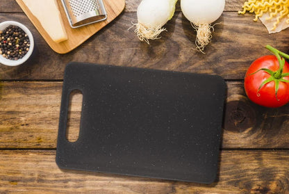 Luciano Housewares High Density Polypropylene Cutting Board, 11.75 x 7.87 inches, Grey (80576)