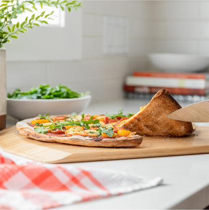 Chef Pomodoro Pizza Steel for Oven 16 Inch 1/4 Inch Thick, Baking Steel for Oven, Grill, Sourdough Bread, Baking Stone for Oven With Lifting Holes 16" X 13.25" (40.6 x 33.6 cm)
