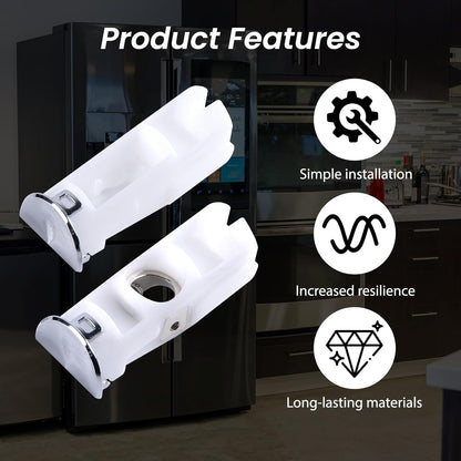 DA61-07540A Freezer Door Handle Support Kit, Compatible with Refrigerator Freezer Door Handle for AP5578979 3160453