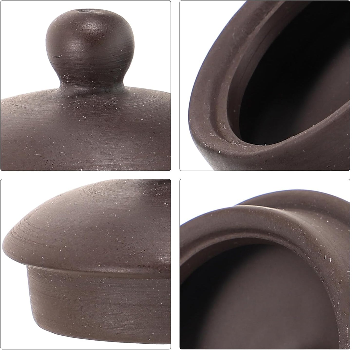 Ceramic Teapot Lid, Universal Repair Lid for Purple Clay Teapot, Replaceable Lid for Teapot
