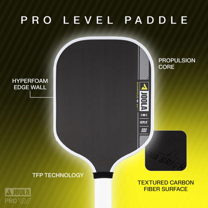 JOOLA Anna Bright Scorpeus Pro IV 14mm Pickleball Paddle - Tech Flex Power - Elongated Shape - Reach - Propulsion Core Increases Power & Touch - UPA-A Certified - USAP Approved - NFC Chip Enabled.