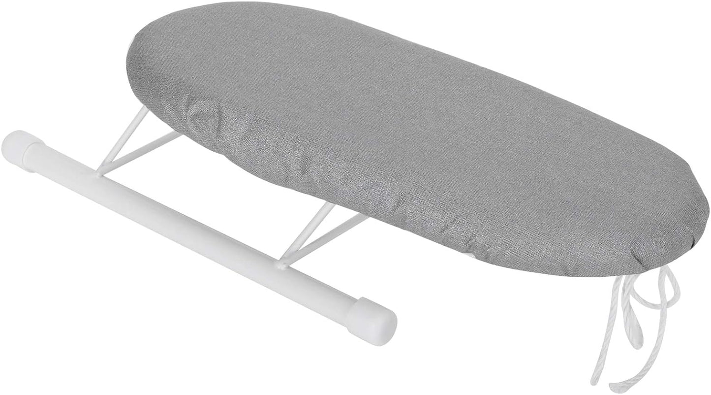 Tabletop Ironing Board with Folding Legs, Portable Mini Countertop Ironing Board, Extra Wide with Cotton Cover