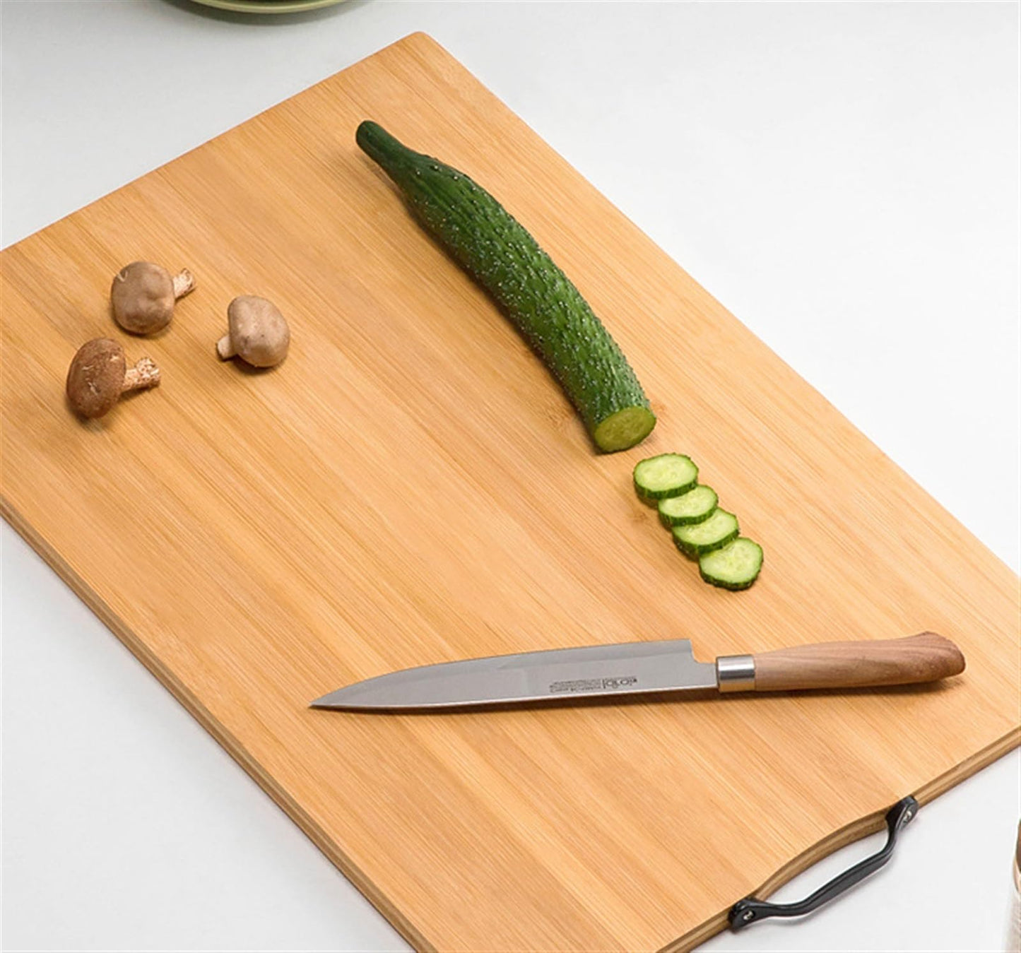 Cutting Board for Kitchen,Wood Charcuterie Cheese Board,Wooden Chopping Block with Side Handles