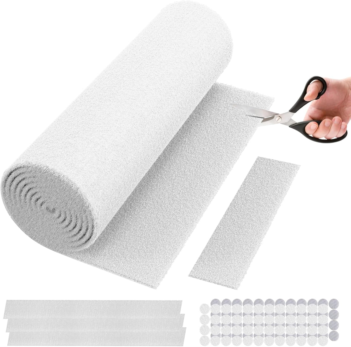 20" 120" 8 48Pcs x Cut to Size Air Filter Material, MERV Triple Air Vent Filters, HVAC Furnace Filters Kit Vent Filter