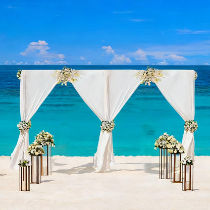 GLOSHOOTING Heavy Duty Backdrop Stand 8.9x20ft, Pipe and Drape Backdrop Stand Kit, Adjustable Metal Frame, Background Stand Backdrop for Wedding Photography Birthday Party Decorations