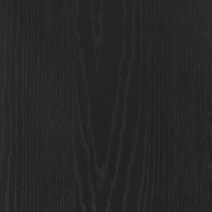 Nathan James Beacon Bohemian 5 Tier Bookshelf, Wall Mounted Bookcase, Solid Wood Bookshelf in Black Oak, Set of 2
