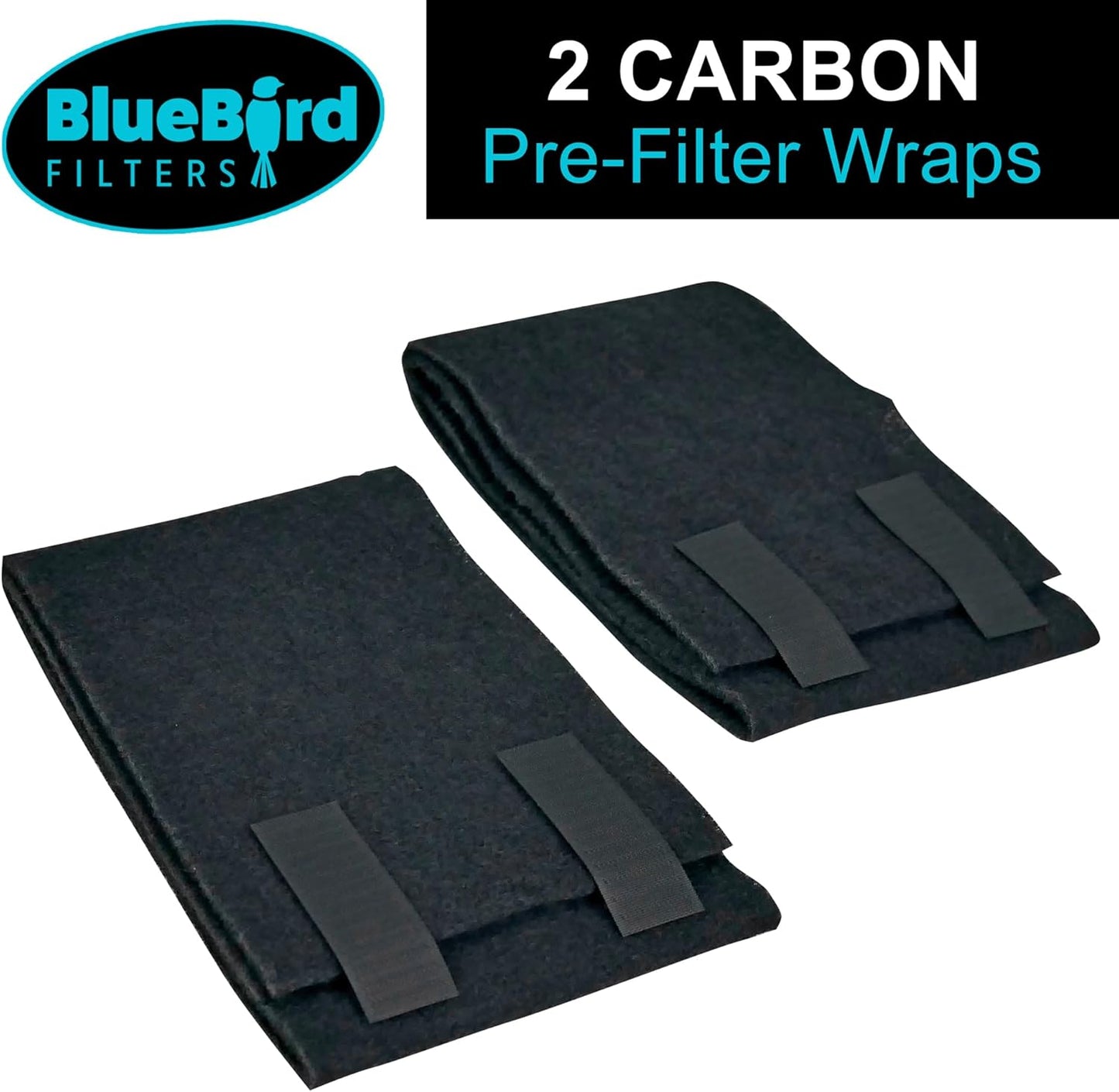 Replacement Prefilter, Fits Honeywell 17000-S, Carbon Charcoal, 2 Pack