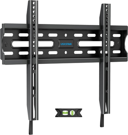 USX STAR Fixed TV Wall Mount - Ultra Slim Design for 26-60 Inch Screens | Quick Release Lock, Max VESA 400x400mm, Holds Up to 99 lbs