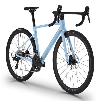 SAVADECK Carbon Fiber Lightweight Road Bike – Full Carbon Frame, Fork, Handlebar & Seatpost, Hydraulic Disc Brake with Shimano 105 R7100 24-Speed Drivetrain – Racing Bicycle for Adults(Blue,56cm)