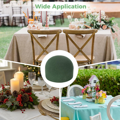 24 Pcs Mini Floral Foam Holder Set, Round Floral Foam Blocks with Florist Wire, Green Tape and Ribbon, Flower Arrangement Supplies for Wine Bottle Decor, DIY Craft