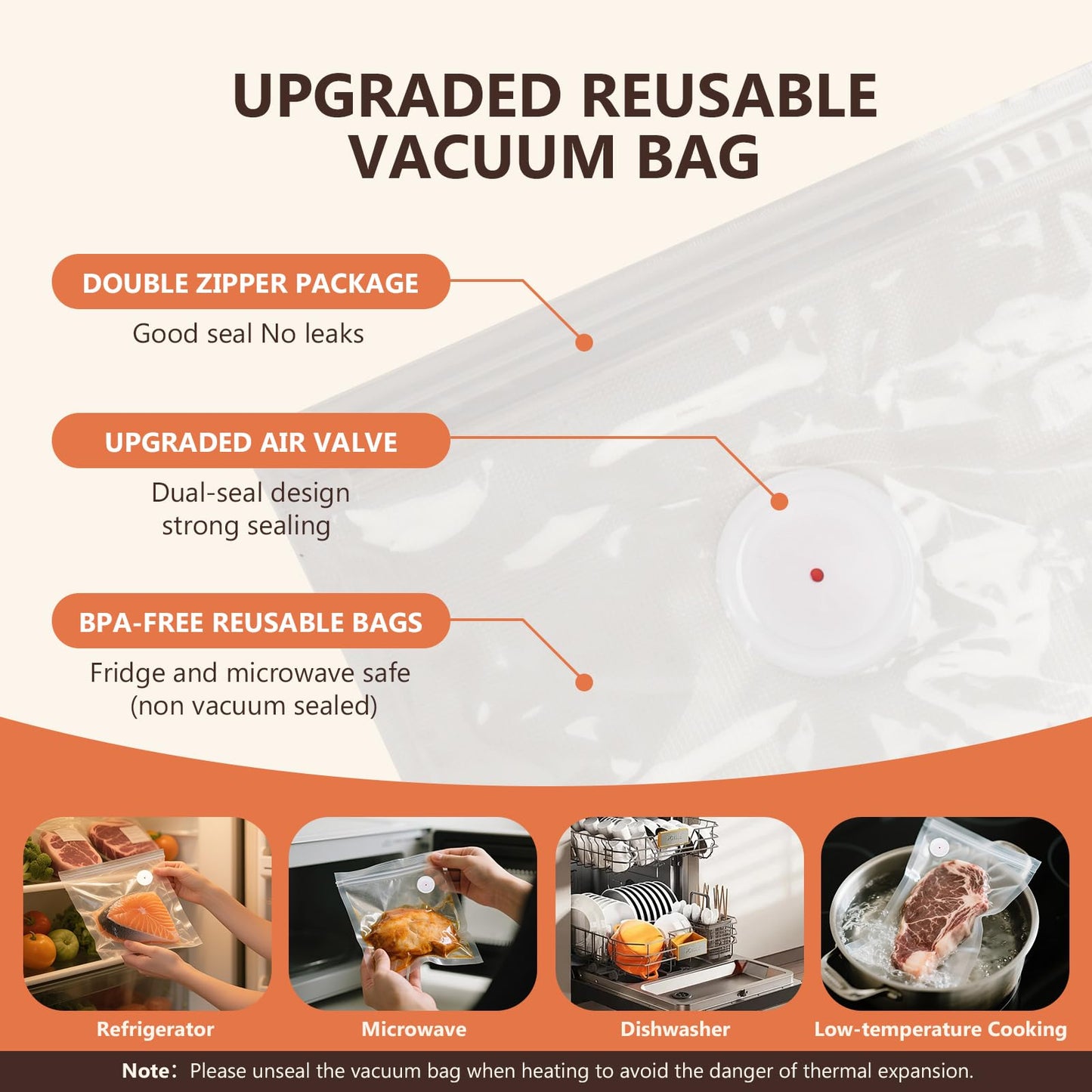 Kayiant Vacuum Sealer For Food (Compact Vacuum Sealers+30 Reusable Vacuum Bags), Powerful Handheld Vacuum Sealer for 10X Preservation & Fresh