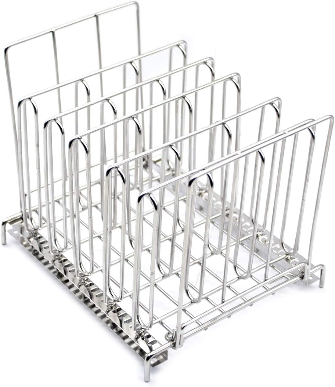 TRIROCK Collapsible Stainless Steel Sous Vide Rack: 5 Adjustable Dividers for Most 12 Qt Containers, Great for Cooking