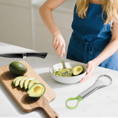 OERPHO Avocado Slicer Tool 3 in 1, Stainless Steel Avocado Cutter Tool Set, Avocado Masher & Avocado Peeler Tools, Multi-Function Avocado Smasher Tools for Slicing, Scooping and Pit Removal