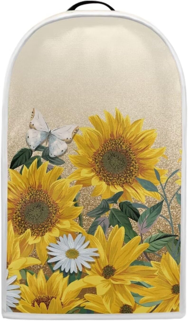 Butterfly Blender Dust Cover, Sunflower Fingerprint Protection Cover for Stand Mixer or Coffee Machine, Home Kitchen